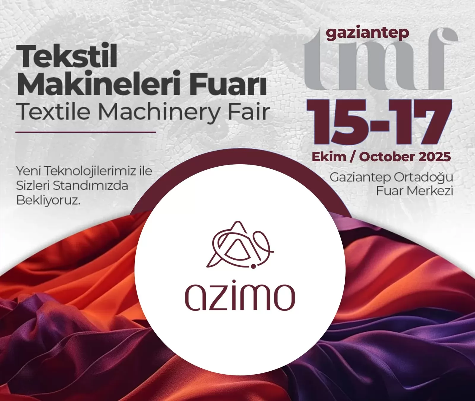 Textile Machine 2022 Verona ITALIA fuarındayız!